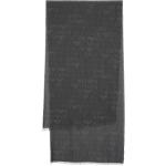 Pañuelos Estampados grises de viscosa con logo Armani Emporio Armani Talla Única para hombre 