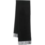 Bufandas negras de fieltro de lana  con logo Calvin Klein Talla Única para hombre 