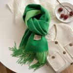 Pañuelos Estampados de lana para navidad con logo talla XL para mujer 