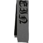 Pañuelos Estampados grises de lana góticos con logo Philipp Plein Talla Única para mujer 