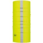 Bragas amarillas fluorescentes de poliester para cuello de invierno Buff de materiales sostenibles para mujer 