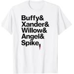 Buffy the Vampire Slayer Buffy Xander Willow Angel Spike Camiseta