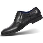Zapatos negros de piel con cordones con cordones formales Bugatti talla 47 para hombre 