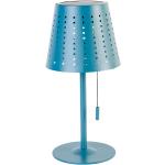 Lámparas azules de metal de mesa rebajadas Qazqa 