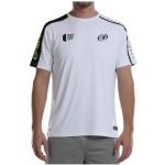 Camisetas deportivas blancas rebajadas transpirables Bullpadel para hombre 