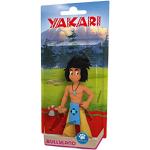 BULLYWORLD 43363 - Figura de Juego Yakari, Pequeño tejón con Hacha, Aprox. 9,5 cm de Altura, Figura Pintada a Mano, sin PVC, para Que los niños jueguen de Forma imaginativa