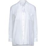 Camisas blancas de seda de manga larga manga larga Burberry talla XS para mujer 