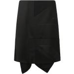 Faldas negras de cintura alta rebajadas Burberry para mujer 