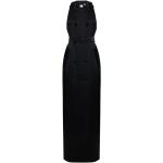 Vestidos negros de satén rebajados Burberry talla XS para mujer 
