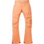 Pantalones cargo naranja de gore tex rebajados de primavera Burton talla M para mujer 