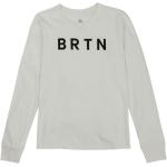 Camisetas deportivas orgánicas blancas de algodón rebajadas manga larga Burton Brighton talla L de materiales sostenibles para mujer 