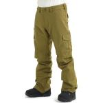 Pantalones verdes de snowboard rebajados impermeables, transpirables Burton talla S para hombre 