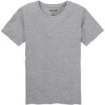 Camisetas orgánicas grises de algodón de manga corta rebajadas tallas grandes manga corta Clásico Burton talla XXL para mujer 