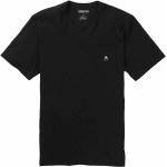 Camisetas negras de algodón de manga corta rebajadas manga corta con logo Burton talla XS para hombre 