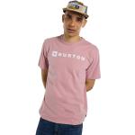 Camisetas orgánicas rosas de algodón de manga corta manga corta Burton talla M de materiales sostenibles para hombre 