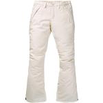 Pantalones blancos de snowboard rebajados impermeables, transpirables Burton Society talla M para mujer 