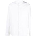 Camisas blancas de algodón de manga larga manga larga con logo Michael Kors para hombre 
