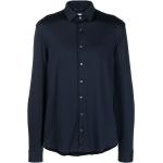 Camisas azules de algodón de manga larga rebajadas manga larga Calvin Klein talla XXS para hombre 