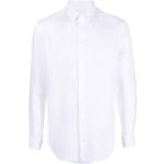 Camisas blancas de lino de manga larga rebajadas manga larga Armani Giorgio Armani para hombre 