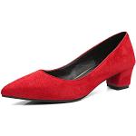 Zapatos rojos de tacón oficinas talla 43 para mujer 