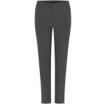 Pantalones tobilleros grises de poliester tallas grandes talla 3XL para mujer 
