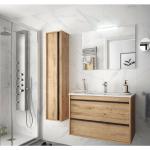 Muebles blancos de madera de baño rebajados modernos 