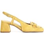 Zapatos amarillos de piel de tacón CafèNoiR talla 37 para mujer 