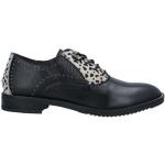 Zapatos negros de goma con puntera redonda formales CafèNoiR con tachuelas talla 39 para mujer 