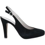 Zapatos negros de ante de tacón CafèNoiR talla 38 para mujer 