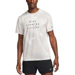 Camisetas grises de running Nike Rise 365 talla M para hombre 