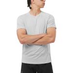 Camisetas grises de running Salomon talla M para hombre 