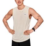 Camisetas blancas de running sin mangas talla M para mujer 