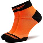 Calcetines cortos naranja de tejido de malla Dynafit para mujer 