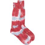 Calcetines tobilleros rojos de algodón Tie dye Suicoke para mujer 