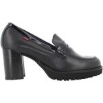 Zapatos negros de cuero con plataforma con tacón de 7 a 9cm Callaghan talla 40 para mujer 