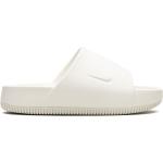 Sandalias blancas de goma con logo Nike para mujer 
