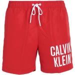 Bañadores boxer rojos de poliester Calvin Klein talla XL de materiales sostenibles para hombre 