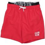 Bañadores boxer rojos de poliester Calvin Klein talla M de materiales sostenibles para hombre 