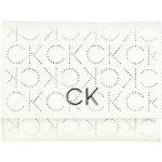 Billetera blancas de poliester perforadas Calvin Klein para mujer 