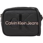 Bandoleras negras rebajadas Calvin Klein Jeans para mujer 