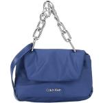 Bolsos azul marino de poliester de moda con logo Calvin Klein para mujer 