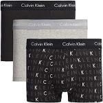 Calzoncillos bóxer multicolor de algodón rebajados con logo Calvin Klein talla M para hombre 