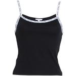 Camisetas orgánicas negras de algodón de tirantes  sin mangas con logo Calvin Klein talla L de materiales sostenibles para mujer 
