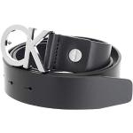 Cinturones negros con hebilla  largo 90 Calvin Klein ck para hombre 