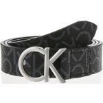 Cinturones negros de cuero con hebilla  rebajados largo 90 Calvin Klein ck talla L para mujer 