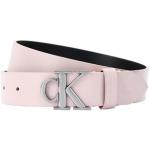 Cinturones rosas de cuero largo 90 Calvin Klein Jeans para mujer 