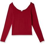 Camisetas rojas de manga larga manga larga Calvin Klein Jeans talla M para mujer 