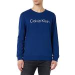 Cárdigans con capucha azules de algodón rebajados Calvin Klein talla L de materiales sostenibles para hombre 