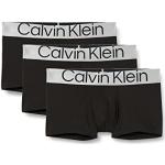 Calzoncillos bóxer negros de poliester rebajados con logo Calvin Klein talla S de materiales sostenibles para hombre 