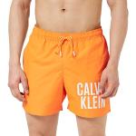 Trajes naranja de poliester de baño rebajados con logo Calvin Klein talla M de materiales sostenibles para hombre 
